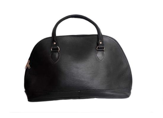 Women Genuine Leather Handbag |Black / Dark Brown Color